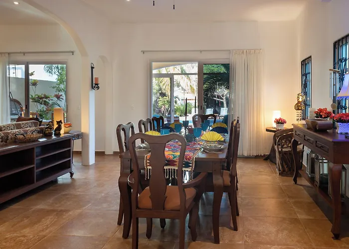 Casa Zarah - Hacienda Family - Pool And 2-block To Puerto Morelos